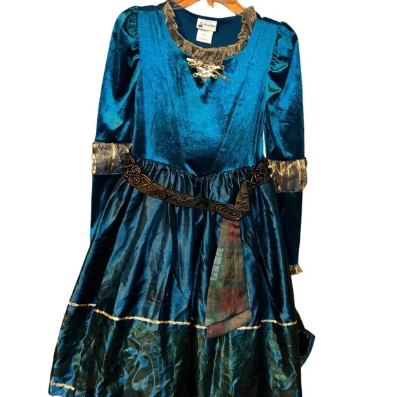 Disney Parks Brave Princess Merida Costume Girls Dress 10-12 Large - Picture 2 of 5
